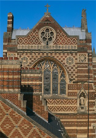 simsearch:845-02725927,k - The Chapel, Keble College, Oxford University, Oxford, 1867 - 1883. Architect: William Butterfield Stock Photo - Rights-Managed, Code: 845-02726507