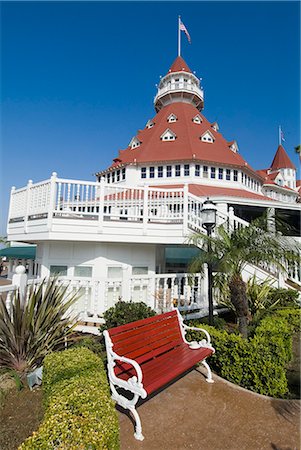 Hotel del Coronado, Coronado, California, USA. 1888. Exterior Stock Photo - Rights-Managed, Code: 845-02727065