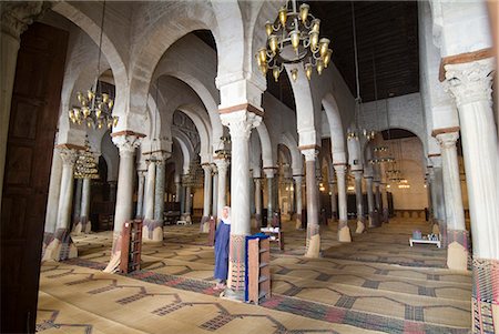 The Great Mosque of Kairouan, Tunisia. 9th Century Stock Photo - Rights-Managed, Code: 845-02727088