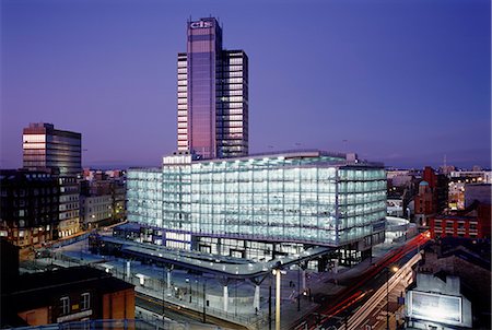 simsearch:845-02727361,k - Transport Interchange, Manchester. Ian Simpson Architects Stock Photo - Rights-Managed, Code: 845-02727420