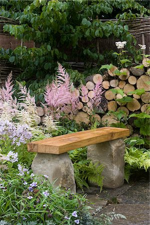 simsearch:845-02727740,k - Ombre naturelle, 2008 Hampton Court Flower Show, Angleterre. Concepteur : Anglais Heritage Gardens Photographie de stock - Rights-Managed, Code: 845-02727705