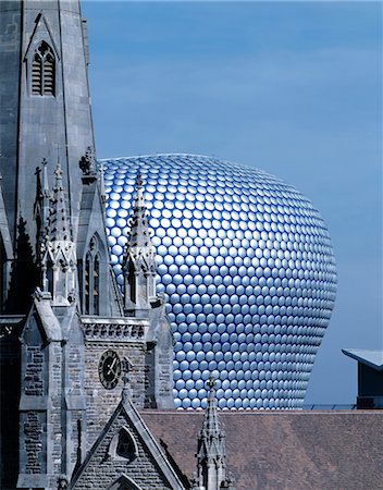 system - Selfridges Department Store, Birmingham. Cathedral and facade detail. Architects: Future Systems Stock Photo - Rights-Managed, Code: 845-02728071