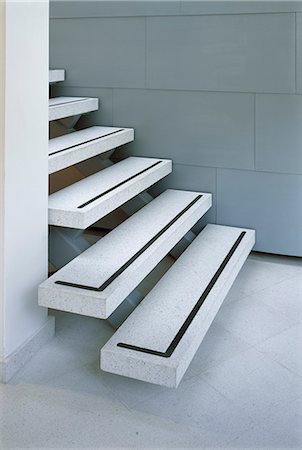 Friendship House, London. Stair detail. MacCormac Jamieson Prichard Architects Stock Photo - Rights-Managed, Code: 845-02728096