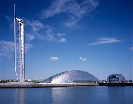 revolve - Glasgow Science Centre, Scotland. Tower, Science Mall and Imax. Architect: Building Design Partnership Stock Photo - Rights-Managed, Code: 845-02728512