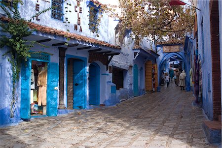 Chefchaouen, Morocco Foto de stock - Con derechos protegidos, Código: 845-03464367