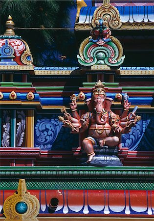 decorated asian elephants - Ganesh Temple, Jaipur, Rajasthan, India. Stock Photo - Rights-Managed, Code: 845-03465074