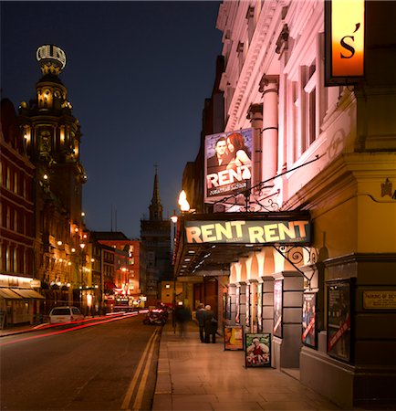 Saint-Martin Lane, Londres. Photographie de stock - Rights-Managed, Code: 845-03463369