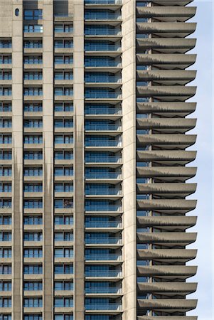 simsearch:845-05838406,k - Lauderdale Tower, Barbican, London. Architects: Chamberlin, Powell and Bon Stock Photo - Rights-Managed, Code: 845-03463663