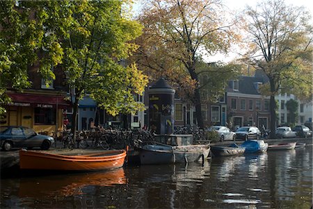 Canal, Amsterdam. Photographie de stock - Rights-Managed, Code: 845-03463725