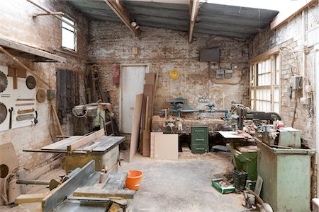 Woodworking and joinery factory, Occupied by J R Spalding. Stock Photo - Rights-Managed, Code: 845-03463821