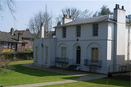 House of John Keats, now a museum, Keats Grove, Hampstead, London. Stock Photo - Rights-Managed, Code: 845-03463873