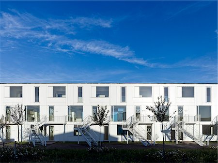 Trekroner Housing Development, Roskilde. Architects: Dorte Mandrup Arkitekter Stock Photo - Rights-Managed, Code: 845-03463929