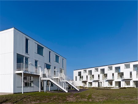 Trekroner Housing Development, Roskilde. Architects: Dorte Mandrup Arkitekter Stock Photo - Rights-Managed, Code: 845-03463932