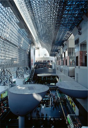 Kyoto Station, Kyoto, Tokyo, details Stock Photo - Rights-Managed, Code: 845-03552427