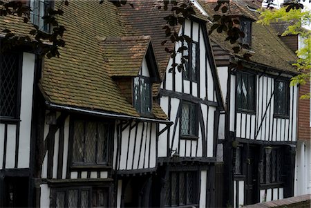 Tudor Houses, Rye, Kent, England Stock Photo - Rights-Managed, Code: 845-03552636