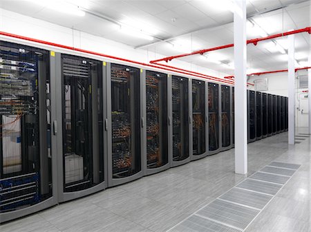 server - Docklands Data Centre, London Stock Photo - Rights-Managed, Code: 845-03553029