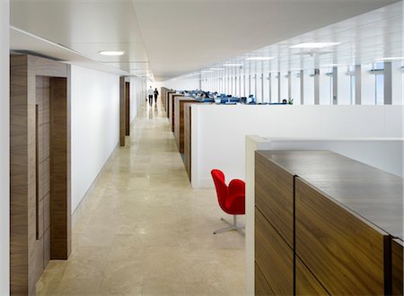 Modern open plan offices, City Tower, Manchester, Greater Manchester. Architects: Stephenson Bell Architects Stock Photo - Rights-Managed, Code: 845-03777480