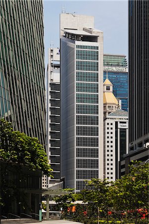 The Singapore Exchange Centre, built in 2000 and 2001. Architects: Kohn Pedersen Fox Associates and Architects 61 Stock Photo - Rights-Managed, Code: 845-03777632