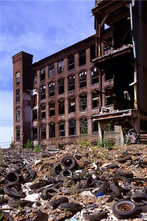 1980s ABANDONED FACTORY BUILDING NEWARK NEW JERSEY USA Stock Photo - Rights-Managed, Code: 846-05646667