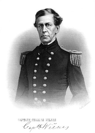 1800s 1860s PORTRAIT CAPTAIN CHARLES WILKES USN OF USS SAN JACINTO STOPPED BRITISH SHIP TRENT AND ARRESTED SLIDELL AND MASON CONFEDERATE COMMISSIONERS Stock Photo - Rights-Managed, Code: 846-06112336