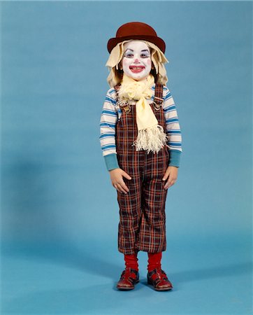 drifter - CHILD HALLOWEEN COSTUME CLOWN GIRL Stock Photo - Rights-Managed, Code: 846-02794408