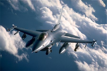 F-16 FALCON FIGHTER JET Stock Photo - Rights-Managed, Code: 846-02794671