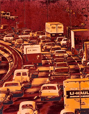 simsearch:846-02795606,k - TRAFFIC JAM Stock Photo - Rights-Managed, Code: 846-02794792