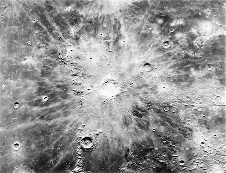 1960s CRATERS ON LUNAR SURFACE MOON COPERNICUS REGION Stock Photo - Rights-Managed, Code: 846-02796206