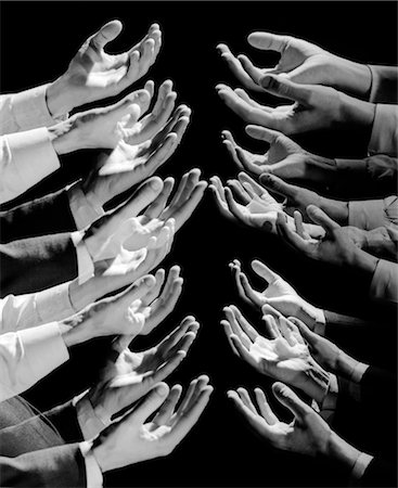 1960s MULTIPLE EXPOSURE MONTAGE MALE HANDS BEGGING FOR A HAND OUT Stock Photo - Rights-Managed, Code: 846-02796981