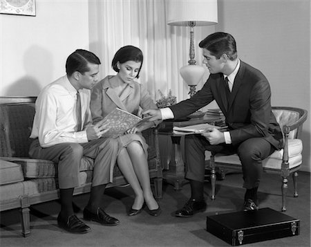 salesman retro - 1960s MAN WIFE SALESMAN Stock Photo - Rights-Managed, Code: 846-02797006