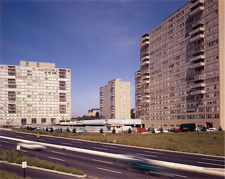 1950s 1960s PHILADELPHIA APARTMENT BUILDINGS SPRING GARDEN AREA NEAR ART MUSEUM RESIDENTIAL HOUSING HIGH RISE Stock Photo - Rights-Managed, Code: 846-02793959