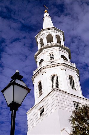 ST. MICHAELS EPISCOPAL CHURCH BUILT 1761 CHARLESTON, SC Stock Photo - Rights-Managed, Code: 846-03164031