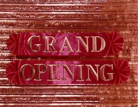 1950s 1960s GRAND OPENING SYMBOLIC Stock Photo - Rights-Managed, Code: 846-03166031