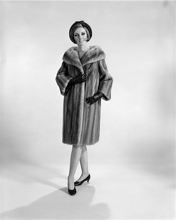 1960s WOMAN FUR Stock Photo - Rights-Managed, Code: 846-03163275