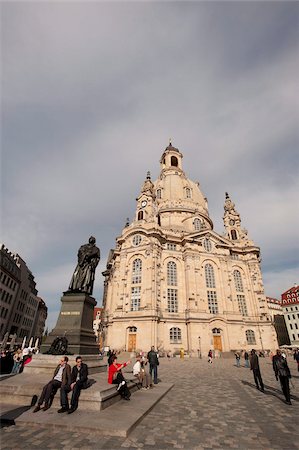 dresden - Frauenkirche, Dresden, Saxony, Germany, Europe Stock Photo - Rights-Managed, Code: 841-05784125
