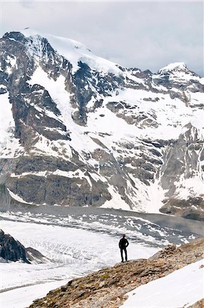 At the summit of Diavolezza Peak, Switzerland, Europe Stock Photo - Rights-Managed, Code: 841-05784873