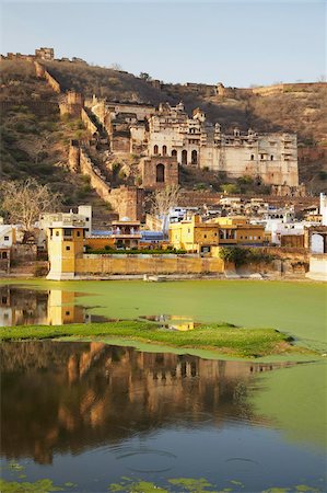 Bundi Palace and Taragarh (Star Fort), Bundi, Rajasthan, India, Asia Stock Photo - Rights-Managed, Code: 841-05785345