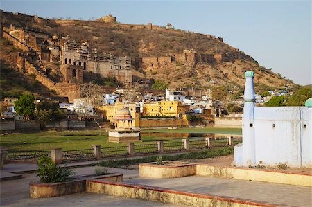 Bundi Palace and Taragarh (Star Fort), Bundi, Rajasthan, India, Asia Stock Photo - Rights-Managed, Code: 841-05785346