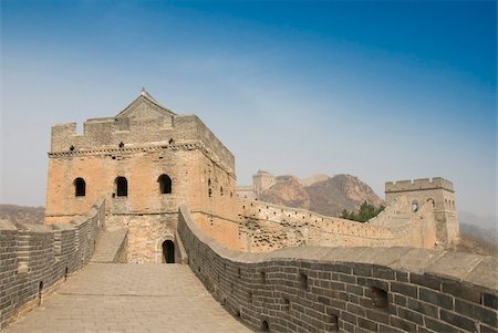 fortress - The Great Wall of China, UNESCO World Heritage Site, Jinshanling, China, Asia Stock Photo - Rights-Managed, Code: 841-05785361