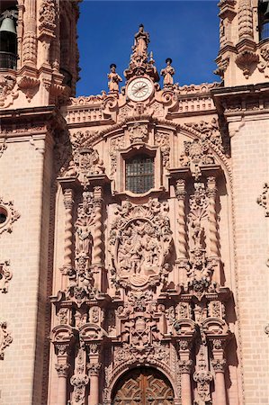 Santa Prisca Church, Plaza Borda, Taxco, Guerrero State, Mexico, North America Stock Photo - Rights-Managed, Code: 841-05785532