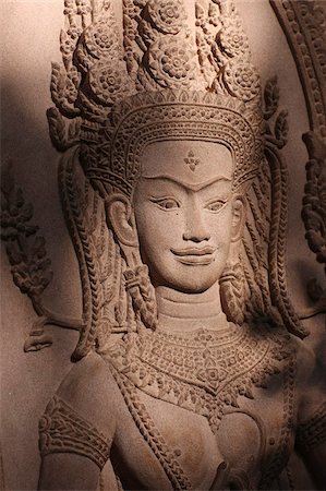 Apsara, Siem Reap, Cambodia, Indochina, Southeast Asia, Asia Stock Photo - Rights-Managed, Code: 841-05785926