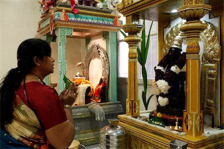 Diwali celebration in a Ganesh temple, Paris, France, Europe Stock Photo - Rights-Managed, Code: 841-05785989