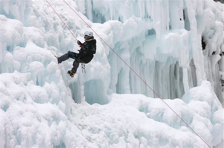 simsearch:841-07083087,k - Ice rock climbing, Les Contamines, Haute-Savoie, France, Europe Stock Photo - Rights-Managed, Code: 841-05786005