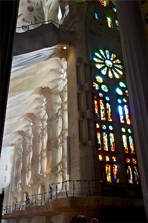 Sagrada Familia, UNESCO World Heritage Site, Barcelona, Catalonia, Spain, Europe Stock Photo - Rights-Managed, Code: 841-05781906