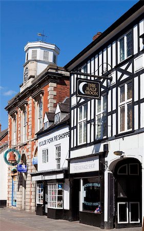 simsearch:841-07202520,k - Ye Olde Pork Pie Shoppe, Dickinson and Morris, a half-timbered town house in Melton Mowbray town centre, Leicestershire, England, United Kingdom, Europe Stock Photo - Rights-Managed, Code: 841-05782390
