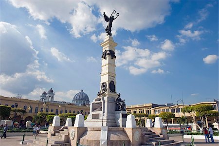 Monument in Parque Libertad, San Salvador, El Salvador, Central America Stock Photo - Rights-Managed, Code: 841-05782539