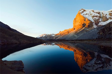 places in colombia - Laguna del Avellanal, Cerro de Ritacuba, 5230m, El Cocuy National Park, Colombia, South America Stock Photo - Rights-Managed, Code: 841-05782648