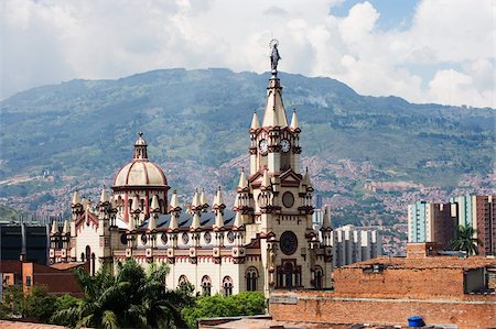 Église à Medellin, Colombie, Amérique du Sud Photographie de stock - Rights-Managed, Code: 841-05782683