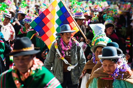 people of south americans - Anata Andina harvest festival, Carnival, Oruro, Bolivia, South America Stock Photo - Rights-Managed, Code: 841-05782795