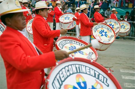 percussion instrument - Musicans playing drums at Oruro Carnival, Oruro, Bolivia, South America Stock Photo - Rights-Managed, Code: 841-05782808
